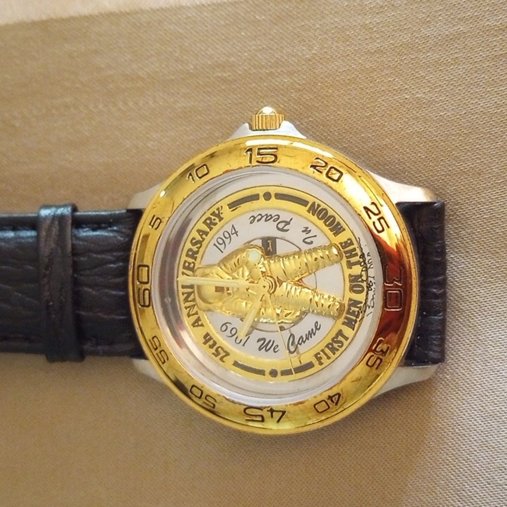 Gold and Black Moon Anniversary Watch